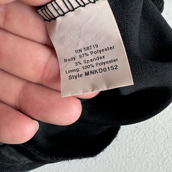 Notations Textured Crinkle Ombre Dress Sz S Gray Grunge Goth Whimsigoth Stretch - Picture 6 of 10